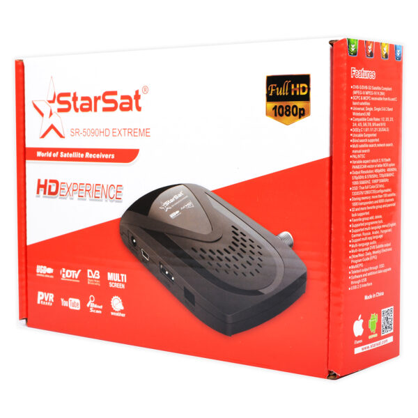 SR-5090HD EXTREME-Full-HD-DVBS2-Satellite Receiver - Image 6