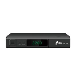 Satellite Receiver IRIS 2200 UHD 4K, SAT (S2), H.265, with integrated Wi-Fi