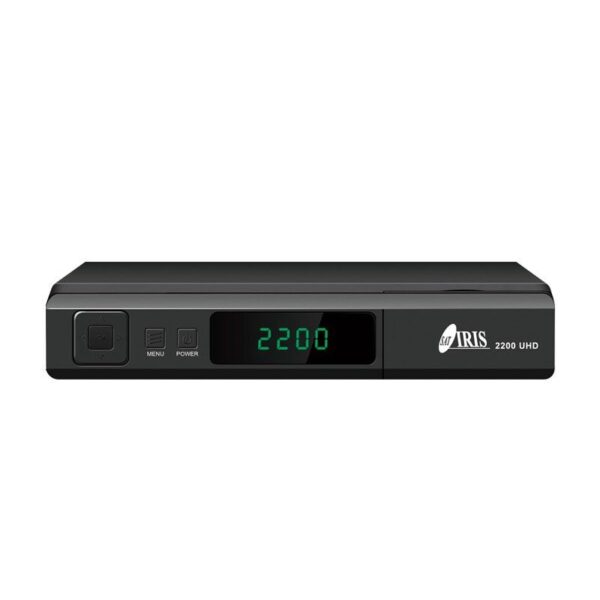 Satellite Receiver IRIS 2200 UHD 4K, SAT (S2), H.265, with integrated Wi-Fi
