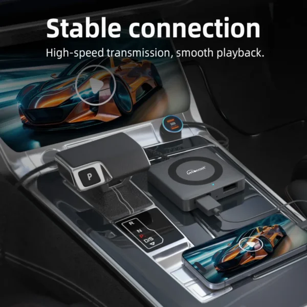 Car TV Mate Ⅲ - HDMl Multimedia & Wireless CarPlay Adapter - Image 2