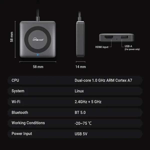 Car TV Mate Ⅲ - HDMl Multimedia & Wireless CarPlay Adapter - Image 8